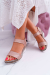 Women's Rose Gold Gerdro Anchor Sandals