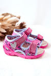 Befado Velcro sandals 065X147 Pink