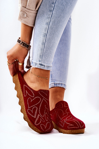 Prophylactic slippers Inblu DK07-016 Red