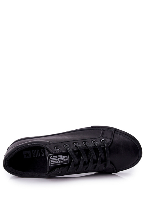Leather Sneakers Big Star II174029 Black