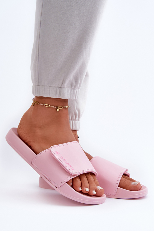 4F Klapki Damskie 4FMM00FFLIF031A-56S Jasnoróżowe