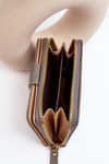 Women's Wallet Coin Purse Made of Eco-leather Grey Drawing