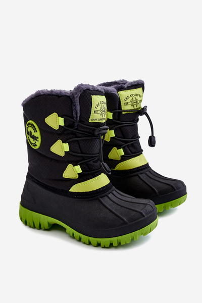 Dziecięce Śniegowce Ocieplane Lee Cooper LCJ-21-44-0519 Czarne