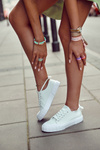 Women's Sneakers On The Platform White Comes 