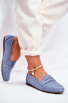 Women’s Loafers Material Blue Panay