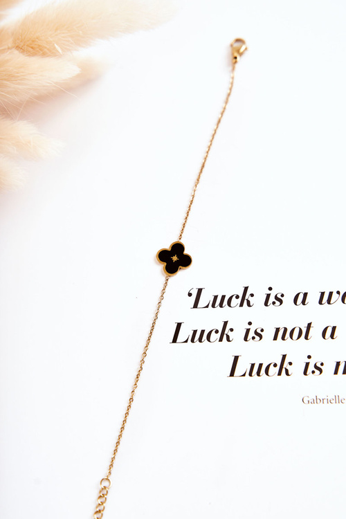 Bransoletka Damska Ozdoba Czarno-Złota