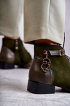 Women's Leather Boots Maciejka 5743A-09 Green