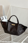 Fiorenza Chocolate Natural Leather Bag