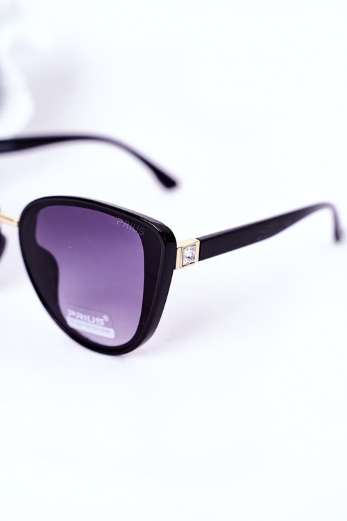 Women's Butterfly Sunglasses Black With Graphite Ombre