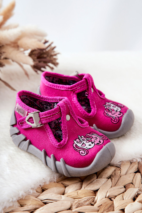 Buty Papcie Befado Jednorożce 110P435 Różowe