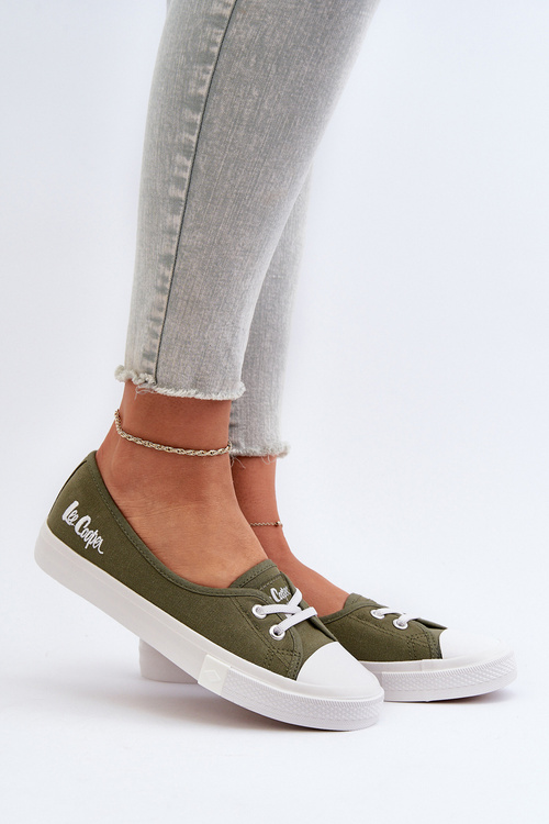 Trampki Tenisówki Damskie Zielone Lee Cooper LCW-24-31-2729