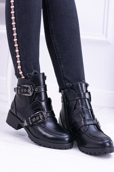 Women's Buckle Boots Warmed Skadi