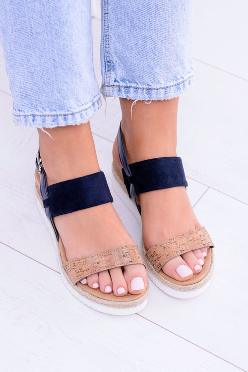 Women's Felucci Linen Anchor Sandals