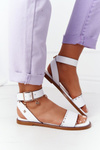 Leather Sandals Big Star HH274722 White