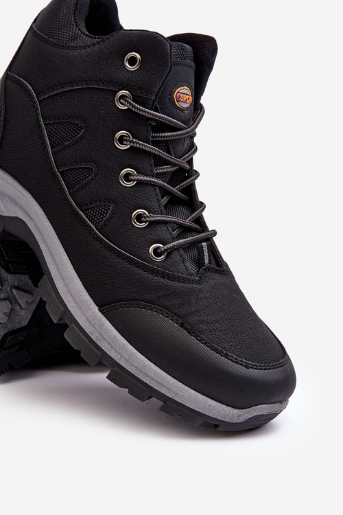 Buty Trekkingowe Męskie Klasyczne Czarne Gometti 85-920