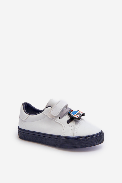 Children's sneakers with velcro white-navy Pennyn