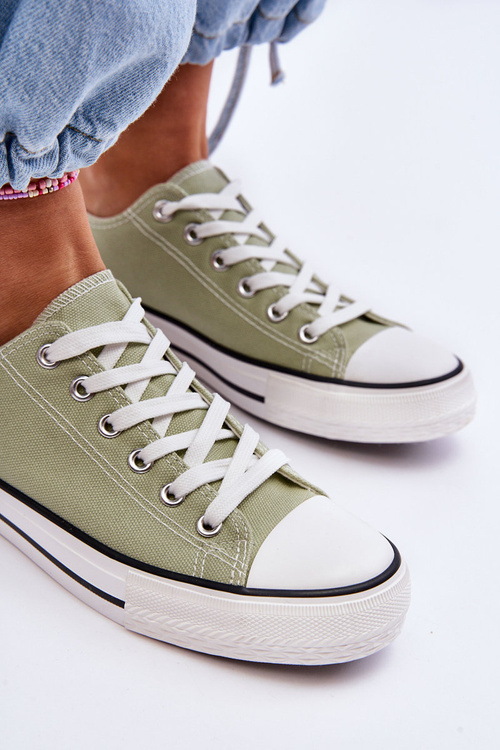 Classic Low Women's Sneakers Light green Vegas