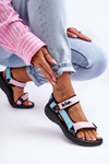 Women's Sports Sandals Lee Cooper LCW-23-34-1688L Pink-Blue