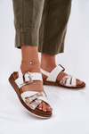 Women's Sandals With Buckle Inblu GS000056 White