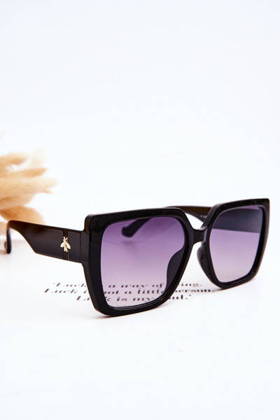Sunglasses V130041X Black Gradient Violet