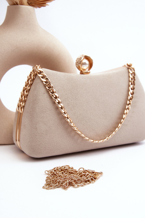 Visiting Bag Clutch Nadrei Beige