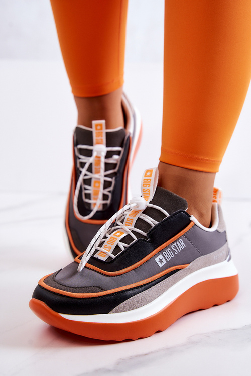 Sport Shoes Sneakers Big Star JJ274996 Gray-Orange