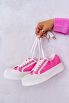 Low Sneakers On Platform Pink Mischa 