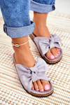 Cork sole flip-flops Grey Wendy