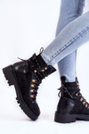 Women's Warm Boots Lace-up Black Jesse