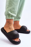 Women's Lightweight Foam Platform Slippers Black Milton
