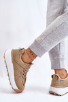 Women's Platform Sport Shoes Beige Dakari
