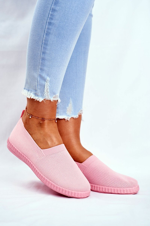 Women's Sneakers Slip-on Pink Grigio