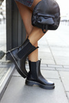 Women's High Chelsea Boots Black Nemoreva