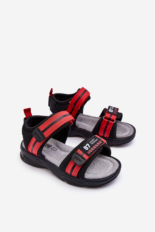 Light Velcro Children's Sandals Red Brando