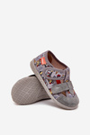 Children's Slippers Milami With Velcro Grey Vehicles Reathiana
