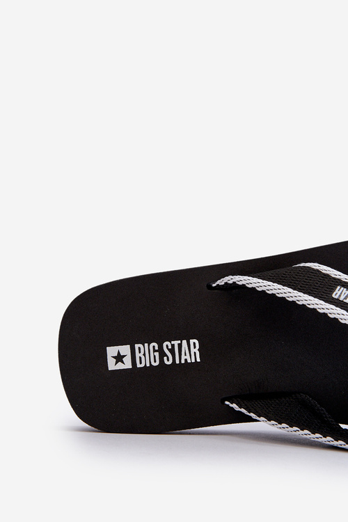 Black men's flip-flops Big Star NN174621