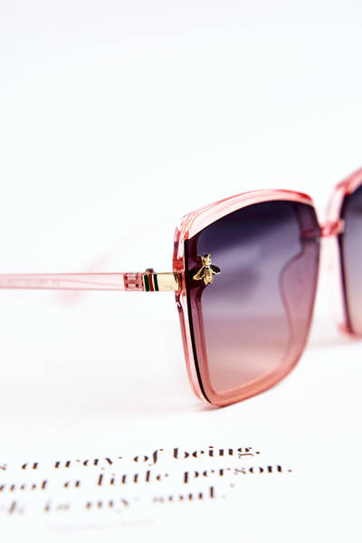 Women's sunglasses with decoration SX0007 Pink