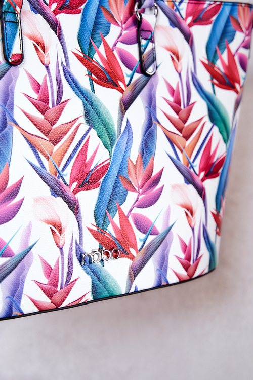 Torebka Klasyczna Duża Multi-Biała NOBO M1330-CM00