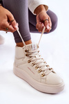 Women's High Sneakers Cross Jeans KK2R4027C Beige