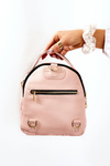 Plecak Damski Skórzany Różowy NOBO L1341-C004