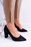 Black Suede Satisfied pumps