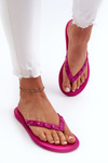 Flat Elastic Women's Flip-Flops ZAXY JJ285252 Fuchsia