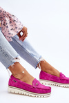 Women's Loafers On The Platform Fuchsia Mirren