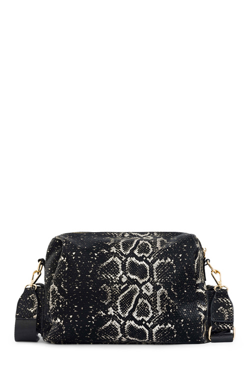 NOBO Satin Pattern Messenger Bag N1330-CM23 Black-Gold