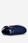 Buty Sportowe Męskie Memory Foam System Granatowe Big Star LL174159