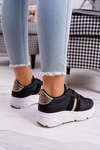 Sporty Women's Shoes Thick Sole Black Marche