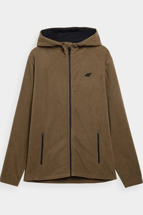 Polar Men's Jacket with Hood 4F 4FAW23TFLEM121-82S Brown