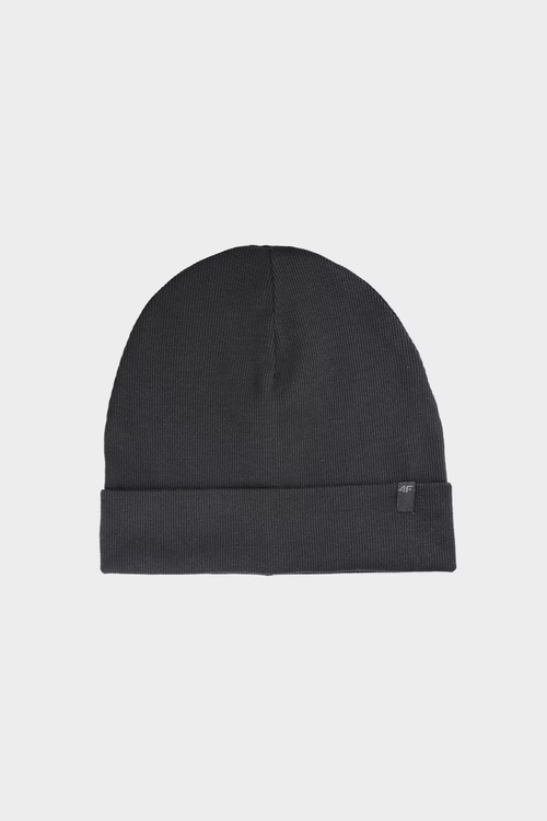 Children's Beanie Hat 4F Black 4FJWAW24ACAPU448-21S