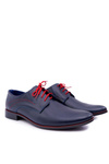 Men's Elegant Leather Menelaos Blue Men's Elegant Leather Half Shoes