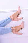 Women's Stiletto pumps Suede Pink Harinta